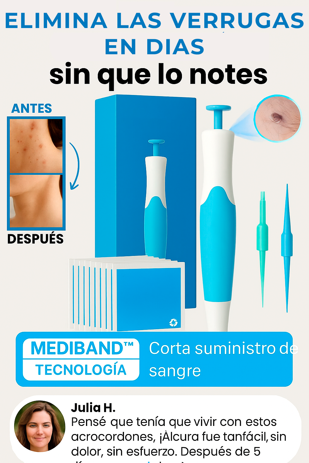 LumiClear™ – Removedor de Verrugas Avanzado