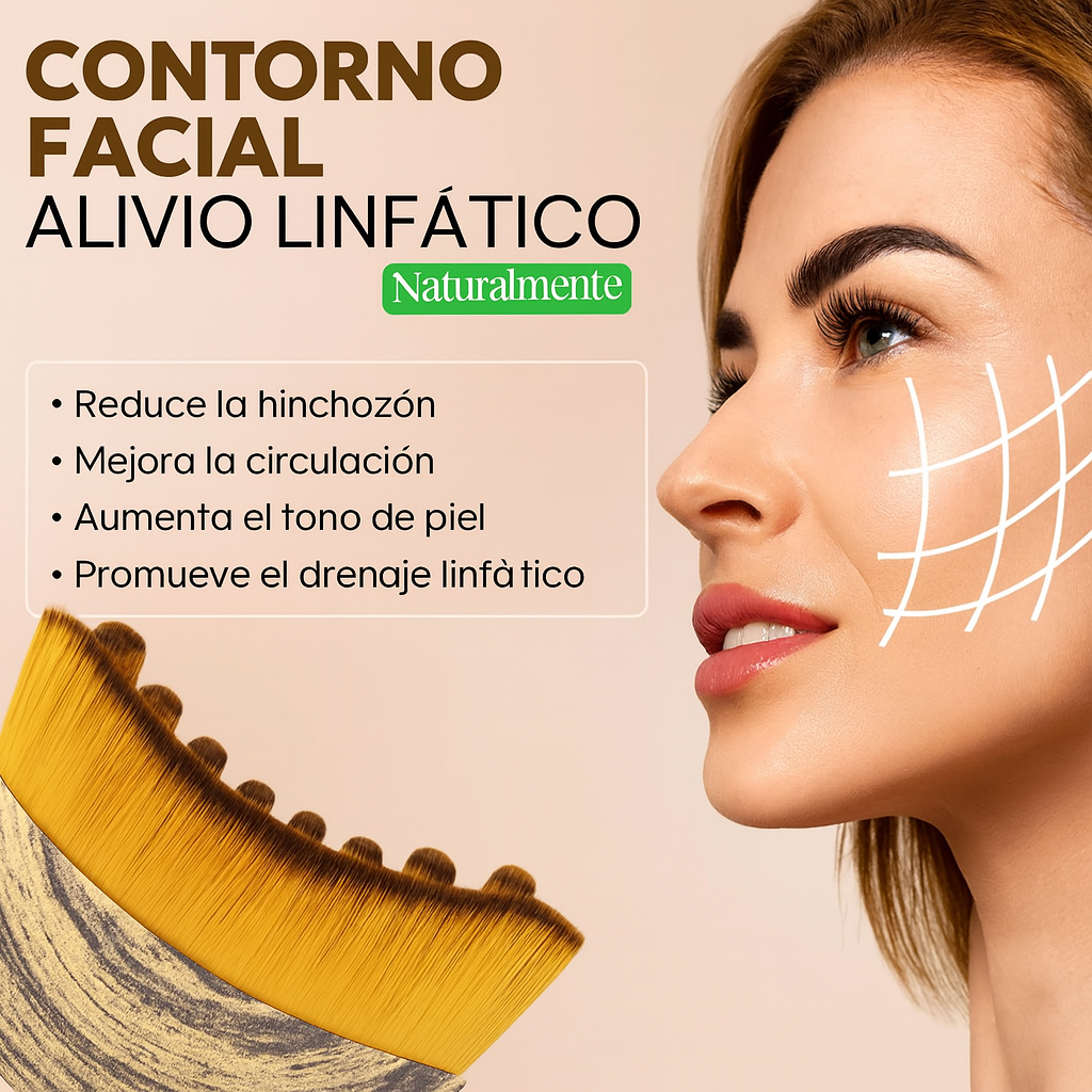 LumiSculpt: Cepillo de masaje linfático facial